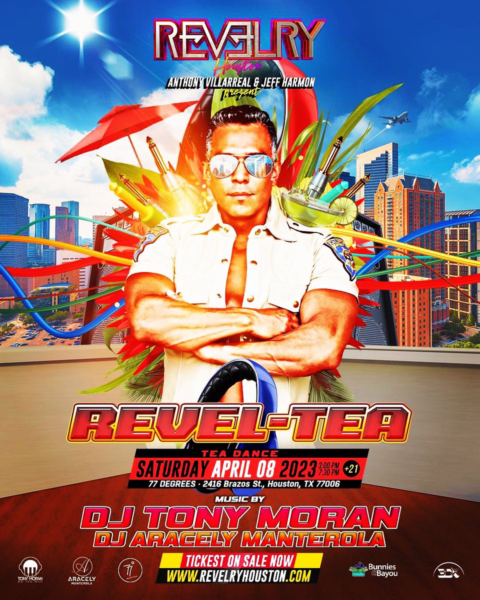 DjAracely's tweet photo. Who’s ready for me @djaracelymanterola &amp; @MORANMUSIC will be spinning for the children Easter weekend …..the bunnies will be unleashed!!! #revelry #circuitparty #circuitmusic #circuitdj #edm #houston #djaracely #rebarhouston #clubmusic #dance #housemusic #revelry2023 #tonymoran https://t.co/akKC09O8q7