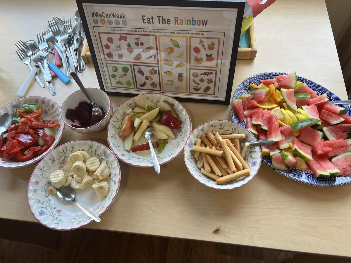 stjamesnursery1's tweet photo. #WeCanWeek @EnergiseSchools #tastytuesday #earlyyears #HealthyEating #HEYA @ChildcareYears ππππππ«π₯π https://t.co/a43hJzfFUe