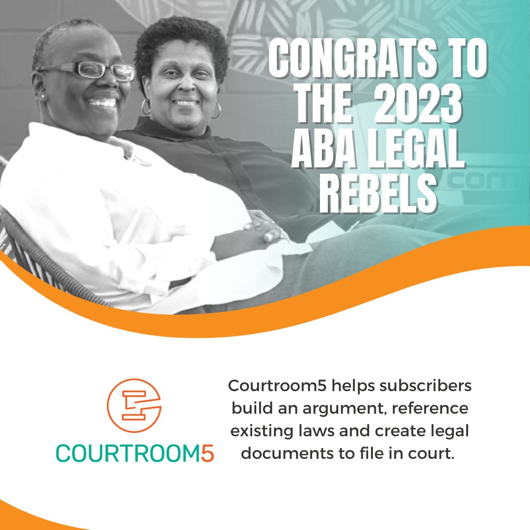 LawWurk's tweet image. Congratulations Sonja Ebron and Debra Slone of Courtroom5!

Courtroom5 was founded in 2017 by Ebron and Slone. They stands apart because of the breadth of training and resources it provides on civil procedure. 

#legaldocumentassistant #notary courtroom5.com/?utm_campaign=…