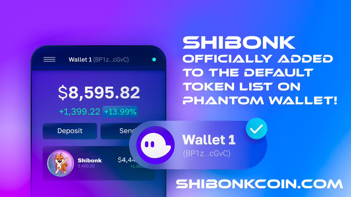 SHIBONKSOL's tweet image. Thank you @phantom for adding $SBONK 🫶

@hey_wallet send 0.002 $SBONK to the first 1000 retweets and comments $SBONK

#HeyWallet #Solana