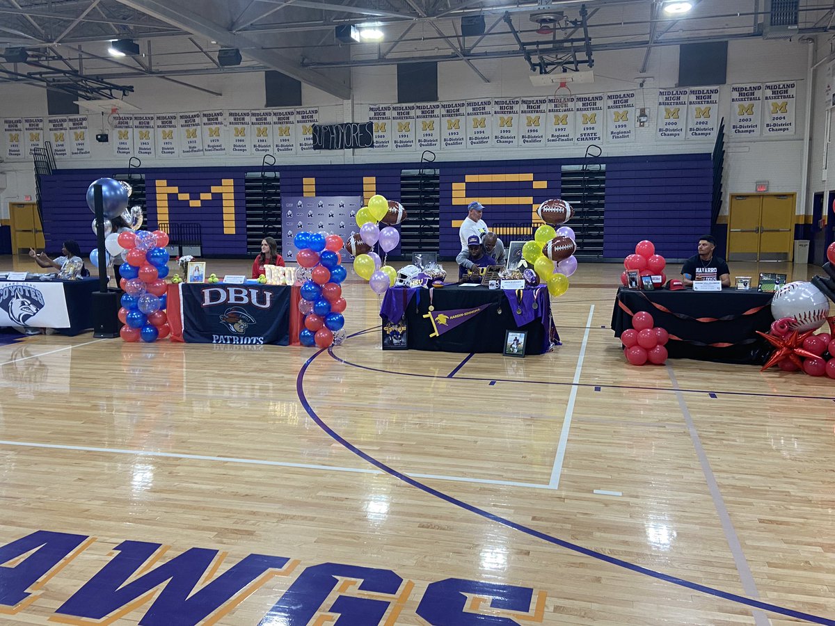 Wes Torres (@wesley_a_torres) on Twitter photo Congratulations to our <a href="/MidlandHigh_MHS/">Midland High School</a> athletes that have signed their NLI to continue their academic and athletic careers at the next level! #MISDProud Congratulations to our <a href="/MidlandHigh_MHS/">Midland High School</a> athletes that have signed their NLI to continue their academic and athletic careers at the next level! #MISDProud