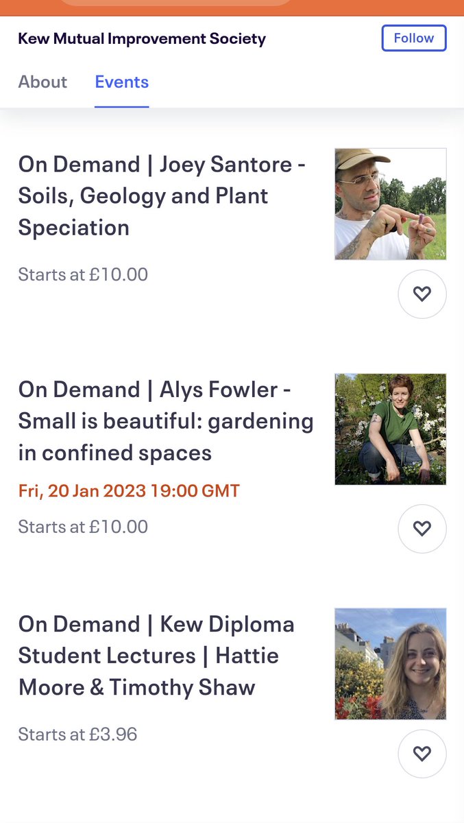 Don't forget you can catch up on some of our previous lectures on demand. Only available for one month! kmis.eventbrite.co.uk #kewgardens #planttalk