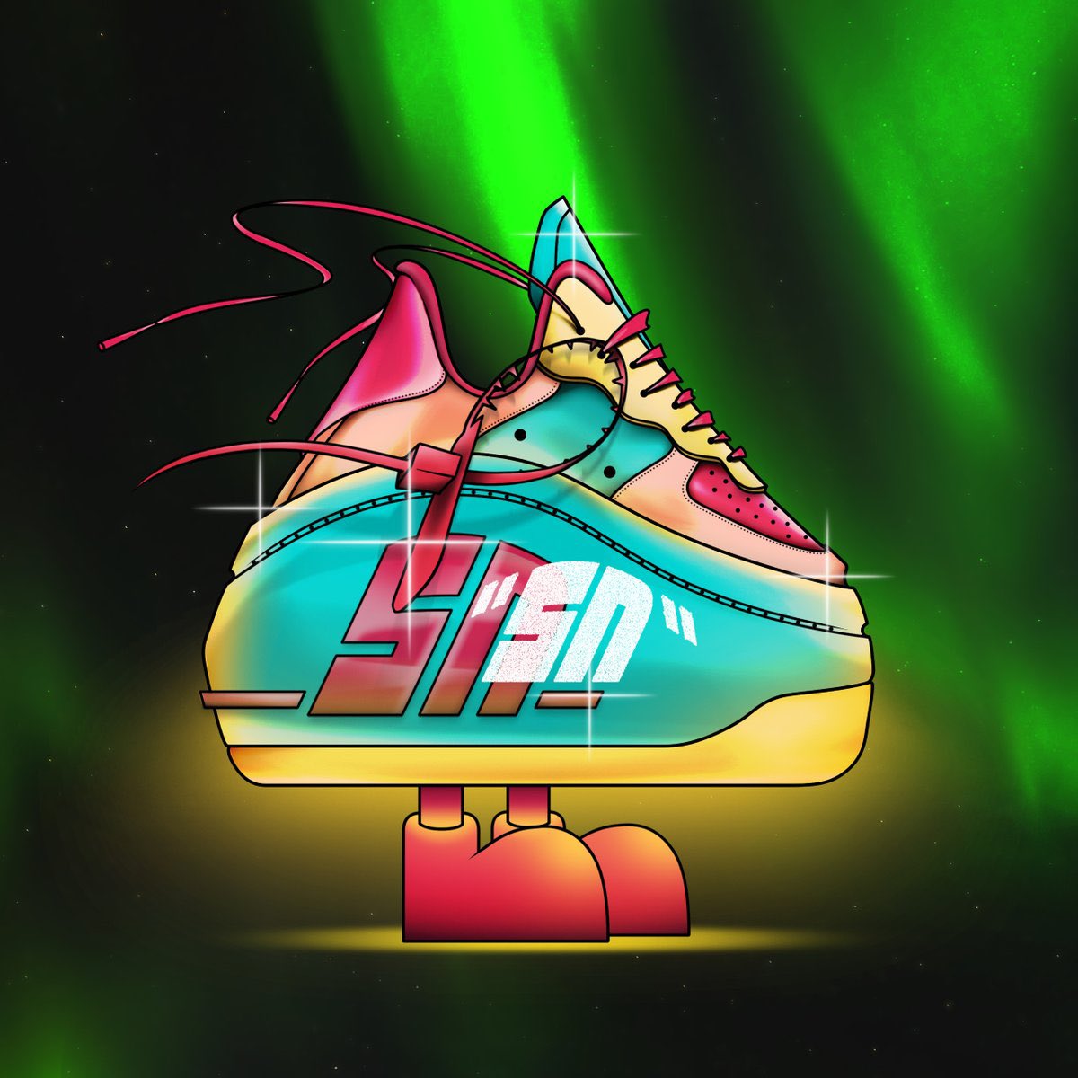 sncollectorclub's tweet photo. We didn’t wanna call them out but it must be done 💀 

These boots everyone’s talking about may or may not be inspired by our art 😂🤣🫶 https://t.co/tXoxoIm0oq