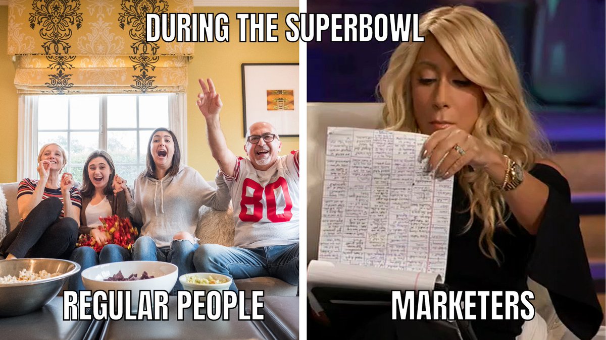 Marketers during the SuperBowl be like: 
Frantically writing ideas, opinions and critiques of all the ads 😆✍️

#SuperBowl2023 #SuperBowlcommercials #marketingtwitter #marketingcareer
