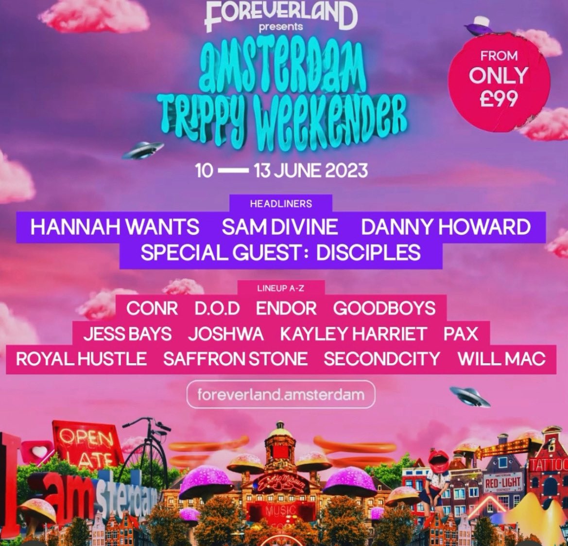 🚨Selling tickets to <a href="/theforeverland/">Foreverland</a> Amsterdam Weekender. 
Ticket includes accommodation, festival ticket, bar crawl and boat party. Message me!!🚨