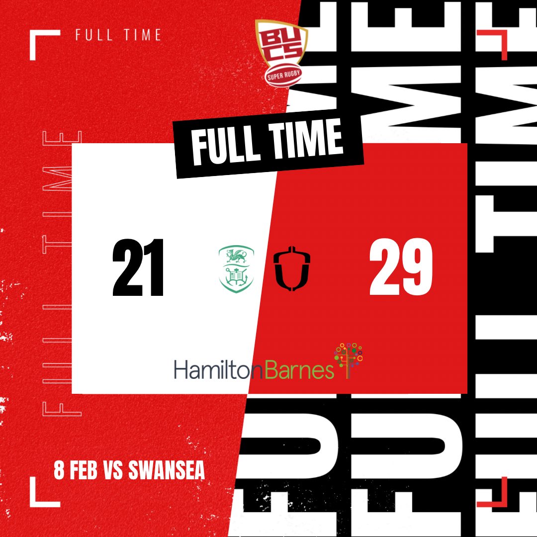 HartpuryRugby's tweet photo. ππ¨ππ-π§ππ ππ₯
We get the job done in Swansea in Round 14 of @BUCSSuperRugby πͺ
Thanks @surfc_official for a great game and good luck for the rest of the season!
#hartpury #hartpuryrugby #puryfamily #SWAvHAR https://t.co/NJpy1SDIsu