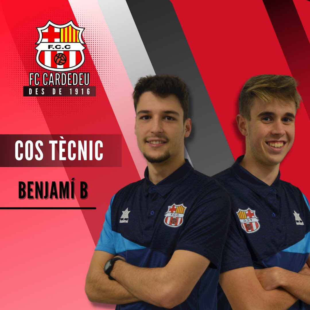 ⚽️ Cos Tècnic del Benjamí B: 

🗣️ El Dídac i en Biel estan 100% compenetrats en tota presa de decisió i tasca que realitzen. Si l’equip ha progressat de manera positiva ha estat, en part, gràcies a la constància d'amdós tècnics!

🙌🏻 Continueu en aquesta dinàmica, Dídac i Biel!