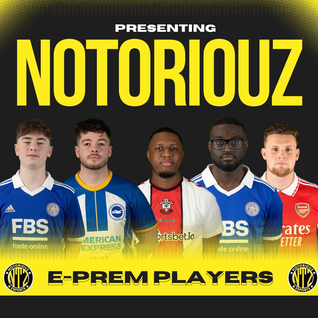 Completing the @NotoriouzGG e-Premier League line up...

Welcome to the team @CozzaFifa 🔥