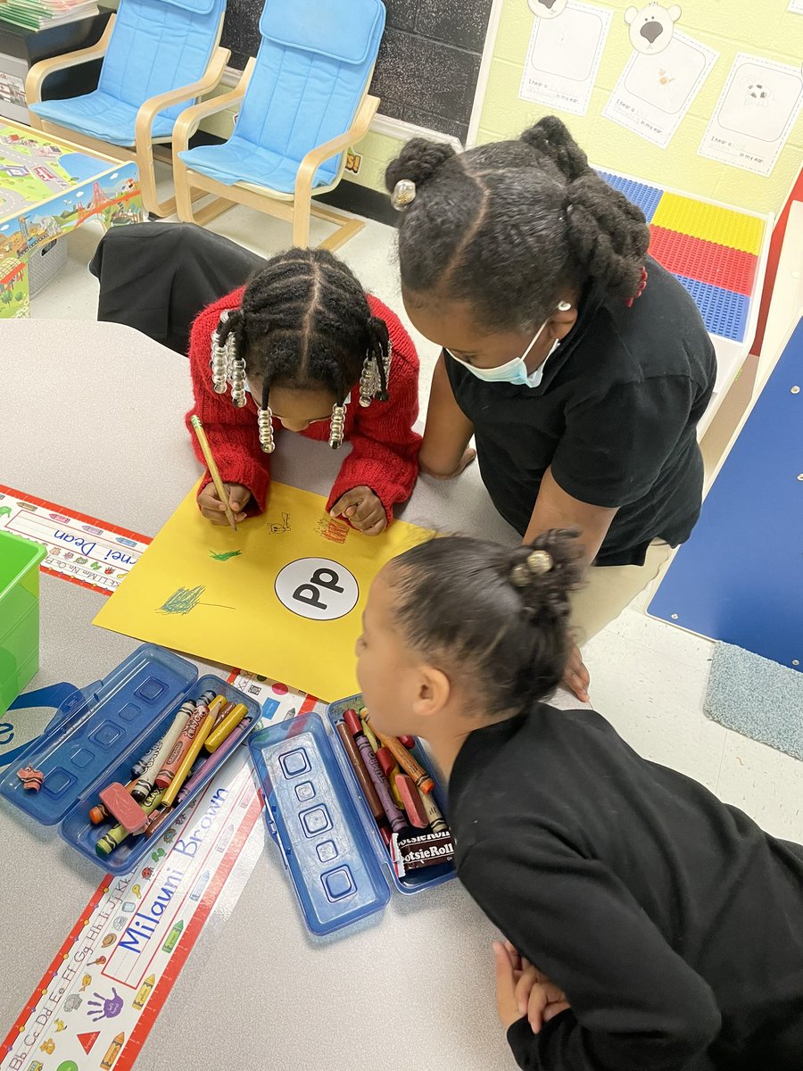 RexrodeMLST's tweet image. Students completing a carousel brainstorm to identify words that begin with A, G, M, P, &amp;amp; S.