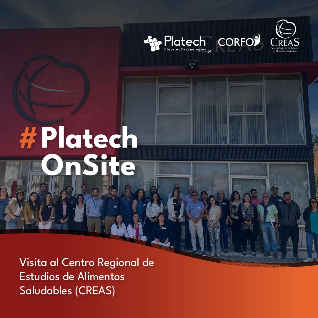 Platech_Chile's tweet image. ¡Hoy te contamos sobre nuestras redes!

Fuimos invitados junto a @Corfo a conocer @_CREAS_.

Recorrimos sus instalaciones, como sus laboratorios y la cocina experimental.

¡Gracias por la gran experiencia!

#PlatechONsite #bioprocess #biotechnology
