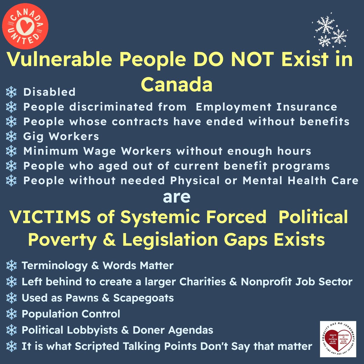 canada_disabled's tweet photo. Because they know that #Ford and #Trudeau refuse to help with anyone who is not a #MiddleClass Worker and #cdnmedia is complicit
#CDB #PWDAllies #ODSP #PWD #MAiD #AISH #CCPD #homelessness #C22
#ndp #cpc #Blocq #Libsrals #Green #UPC
#vulnerables
#WontSayDisabled
#NothingWithOutUS https://t.co/WkwIrNLfuH