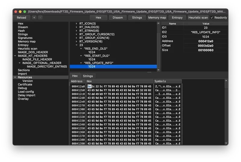 0xor0ne's tweet image. Embedded device reverse engineering by @landaire 
The case of a Yaesu FT-70D radio

landaire.net/reversing-yaes… 

#embedded #reverseengineering #infosec