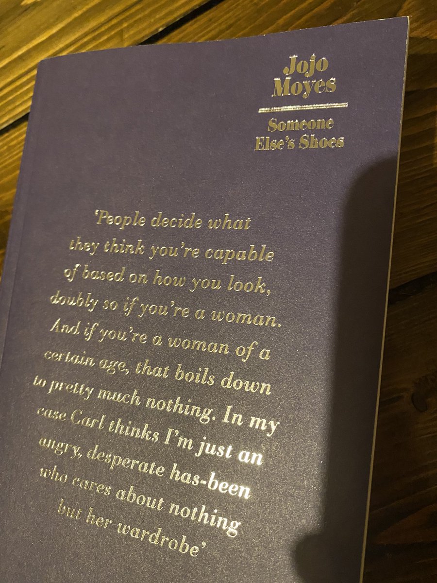 I’ve been saving this for a post book submission treat … @jojomoyes #someoneelsesshoes