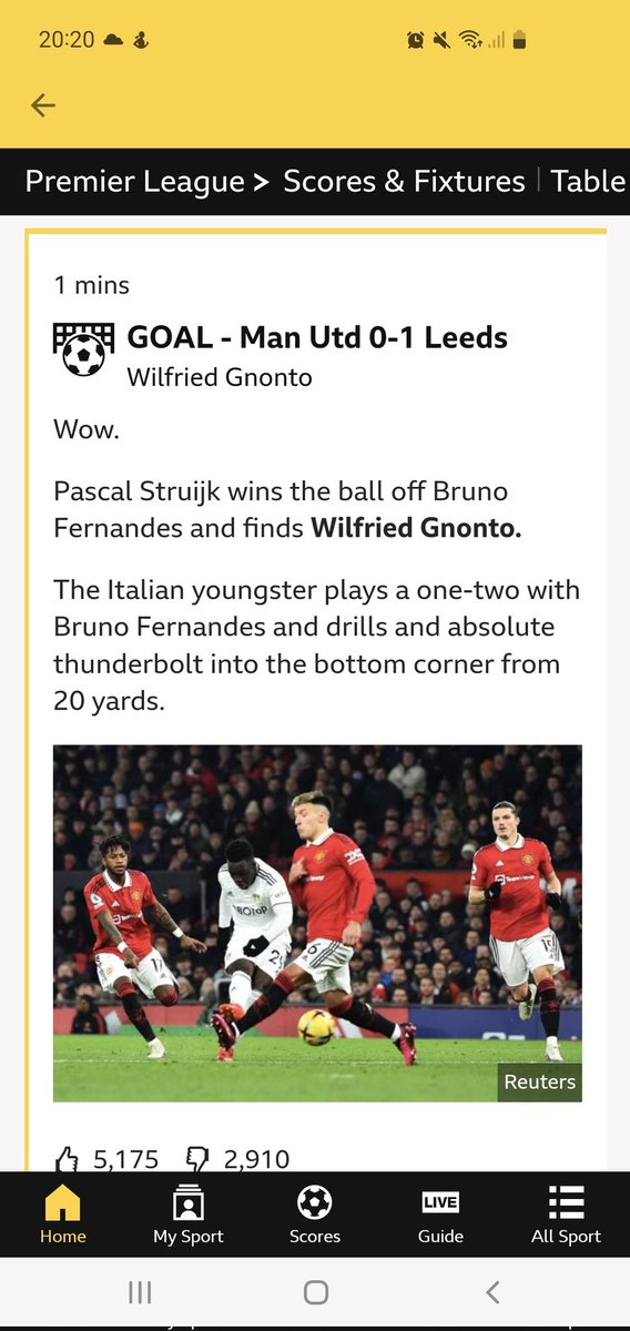 dan_green_'s tweet image. More piss poor reporting from @BBCSport. Not sure why Bruno would set-up Gnonto by playing a one-two with him. He is an opposition player?! #football #lazyreporting #LeedsUnited