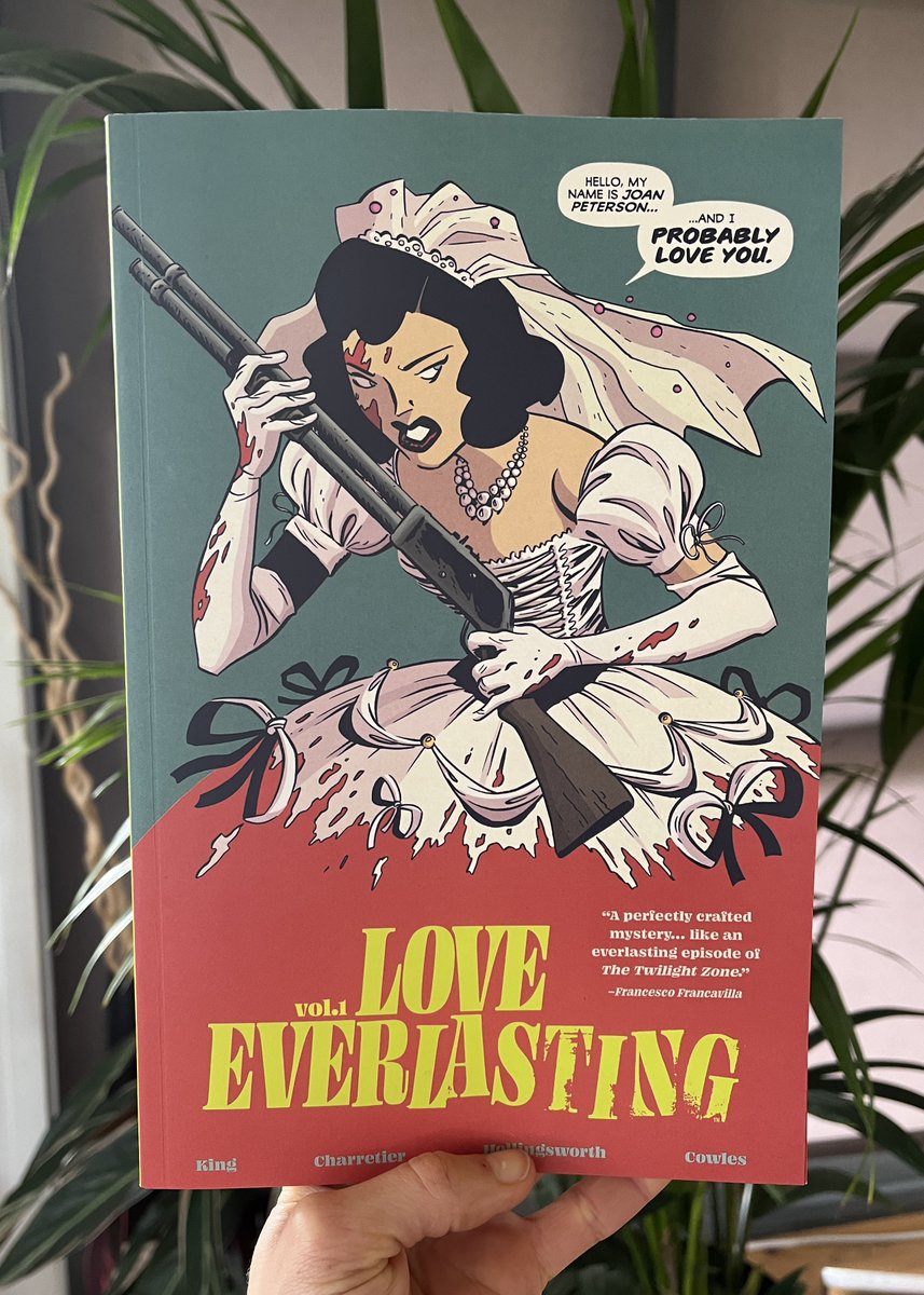 ❤️The perfect Valentine's Day present! ❤️ Love Everlasting vol.1 by @TomKingTK and I is out today. Pick it up for your comics-loving better half. Or for your crush! Of for your friend who's not into Valentine's Day but fully into comics!