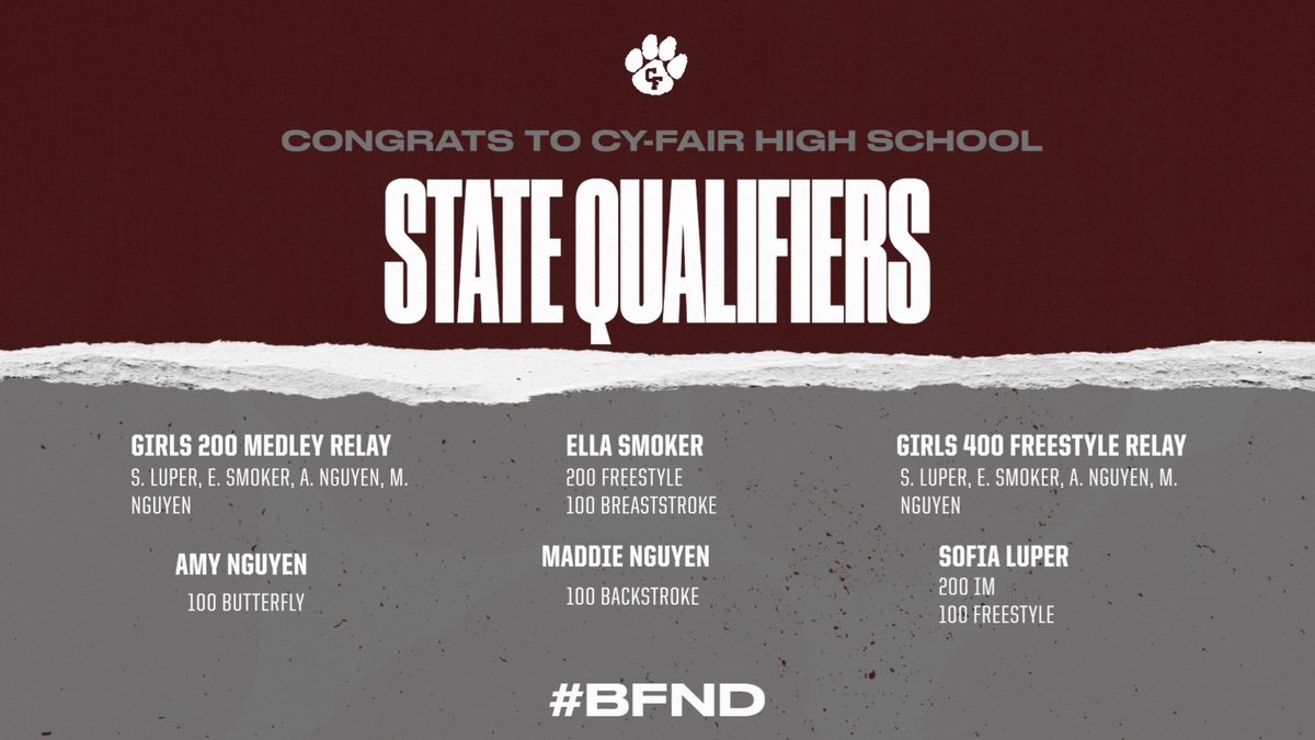 Cy-Fair Aquatics tweet media