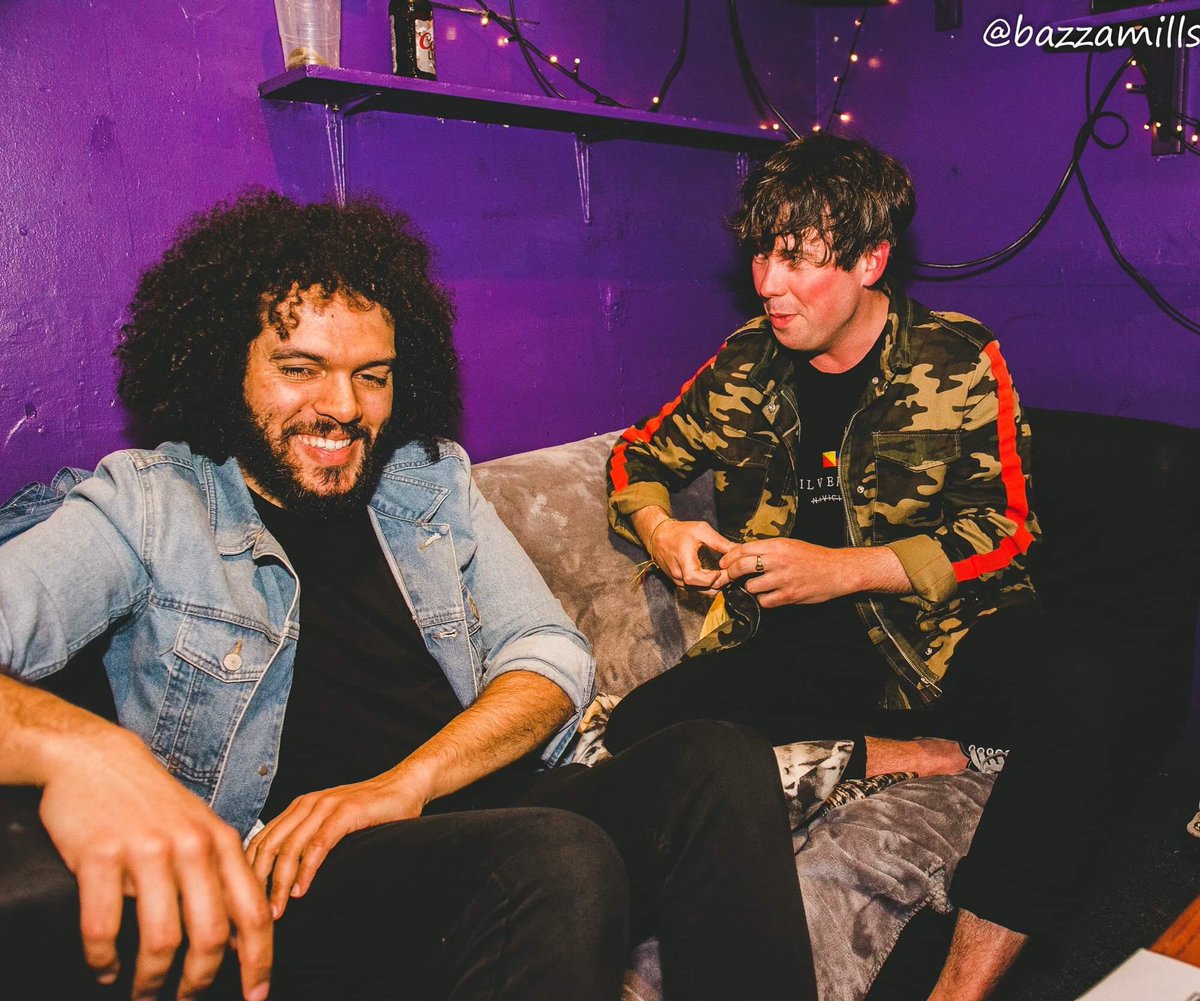 brownbearband's tweet photo. Sometimes it’s the moments in between 🖤

This is one of my favourite photos. 

Me &amp; @BillyMitchellUk backstage after a sold out show at King Tuts taken by @BazzaMills 

Bazza is up for Music Photographer of the Year, please give him your vote 🙏🏽 

📸 https://t.co/g5SNsX71qe https://t.co/Pgh5KNmRiC