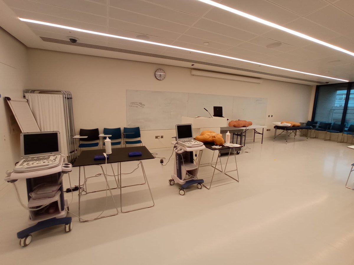 RCSI_SIM's tweet photo. All set up to welcome students to @RCSI_Irl for #ICHAMS workshops tomorrow! We’re kicking off with #PoCUS & Labour Ward. Huge thanks to @MiroVoborsky for working with the @ichams_rcsi student organisers to pull off an ambitious sim programme!
#RCSIEducate https://t.co/U1n0UvPeeI
