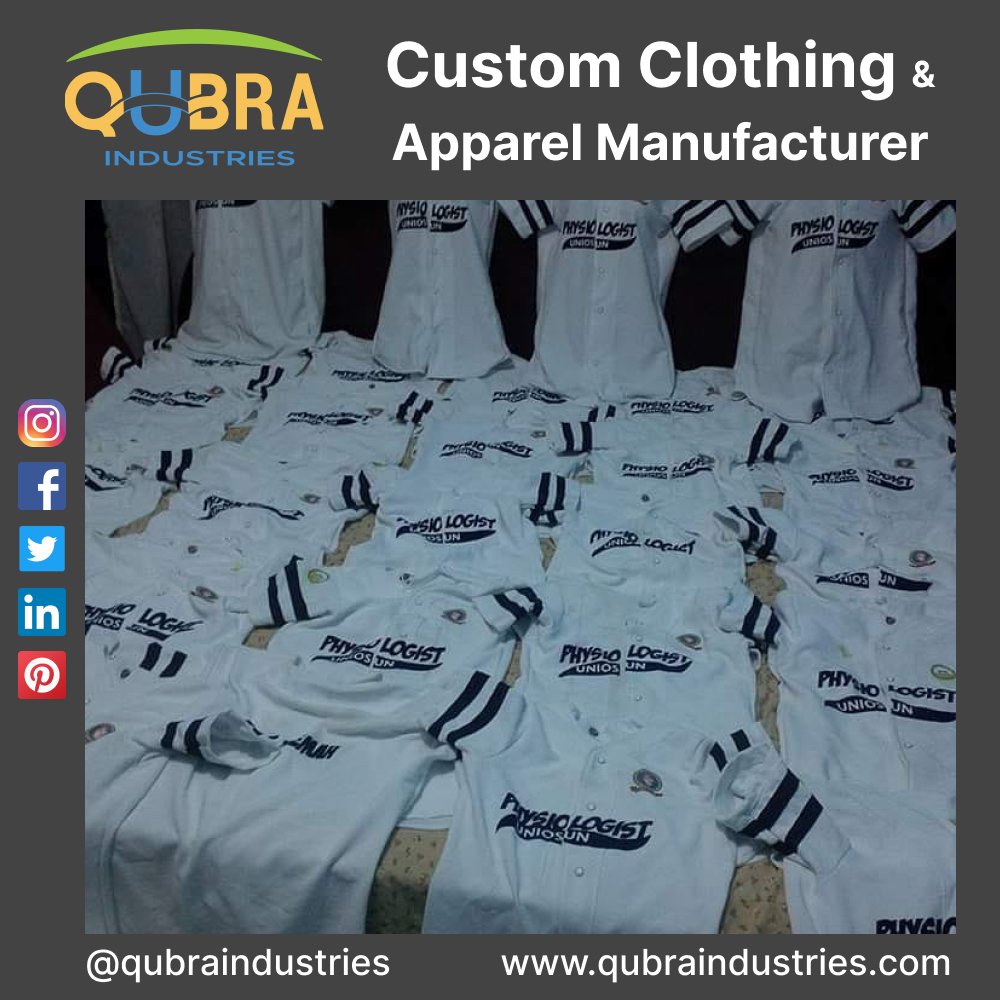qubraindustries's tweet photo. Finding a reliable clothing manufacturer can be tough. Try us!
#clothing #clothingline #clothingbrand #clothingstore #clothingmanufacturer #customclothing #qubraindustries #apparel #apparelstore #apparelbrand #appareldesign #customapparel #onlineshop #womenclothing #women #sports https://t.co/V4DeYyhr4v
