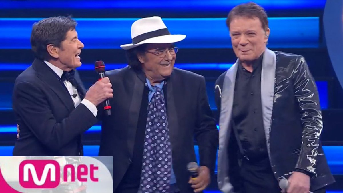 wononiie's tweet photo. [MAMA 2023 collab stage] MORANDI x AL BANO x RANIERI https://t.co/BjHFP4MWm3