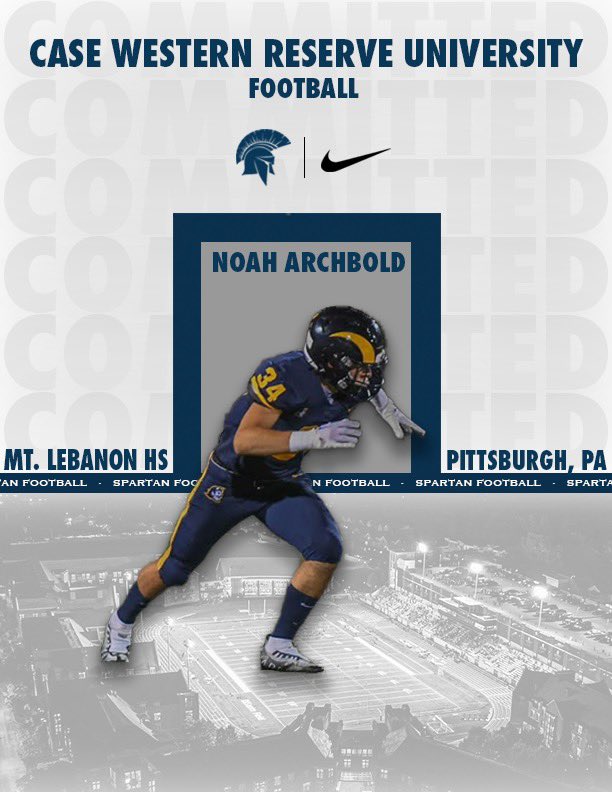 I am excited to announce my commitment to Case Western Reserve University! I would like to thank everyone that has helped me get to where I am today. <a href="/CoachSlesh/">Dereck Slesh</a> <a href="/CWRUFootball/">CWRU Football</a> <a href="/mtlebofootball/">LEBO FOOTBALL</a>