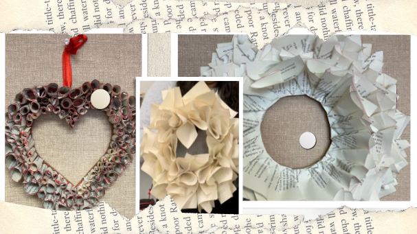 mykpl's tweet photo. Love book decor? So do we! Join us this Valentine’s Day and create your own beautiful hanging book wreath using old romance books. Registration required. https://t.co/3n4swhcjCX 
#ValentinesDay #DIY #BookDecor https://t.co/CJZTNKzTJ2