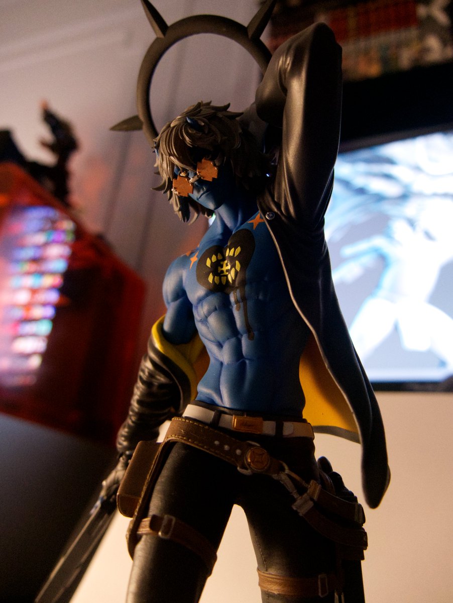 reyess806's tweet photo. Here goes as promised. Took these beyond amateur pics of the finished model. Will upload more images but I think can only do a few at a time. Here are some of my favorite happy accident photos. #GuiltyGear #GGST #happychaos #happychaosguiltygear
#arksystemworks #3Dprinting https://t.co/xBVsFob9sy