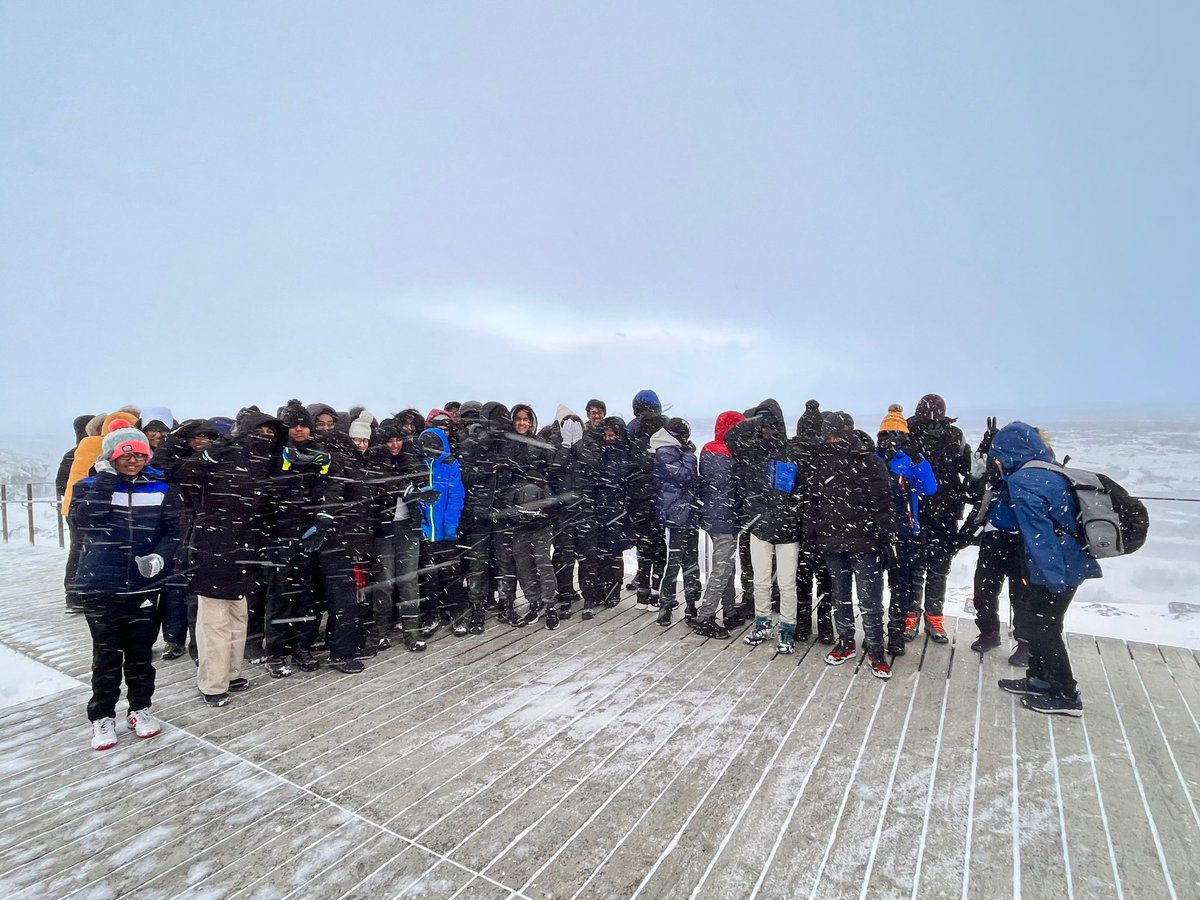 LangleyGSGeog's tweet photo. And finally Pingvellir, back in a -7c blizzard, having a chance to reflect on the confusing and developing science of plate tectonics, introducing students to ‘ridge push’… #LGSConfident https://t.co/I23CSlez51
