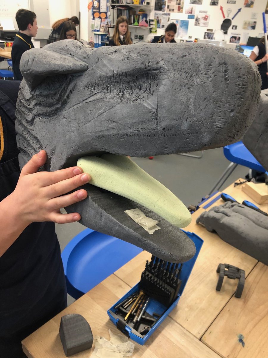 DTWPS3's tweet photo. BIG PROJECT is starting to take shape. Learners are working to assemble the animatronic frame for their Raptor. #bigproject #creativityinschools #dinosaurs #jurassicworld #watchthisspace #steam #designandtechnology https://t.co/0qFyiuGHYC