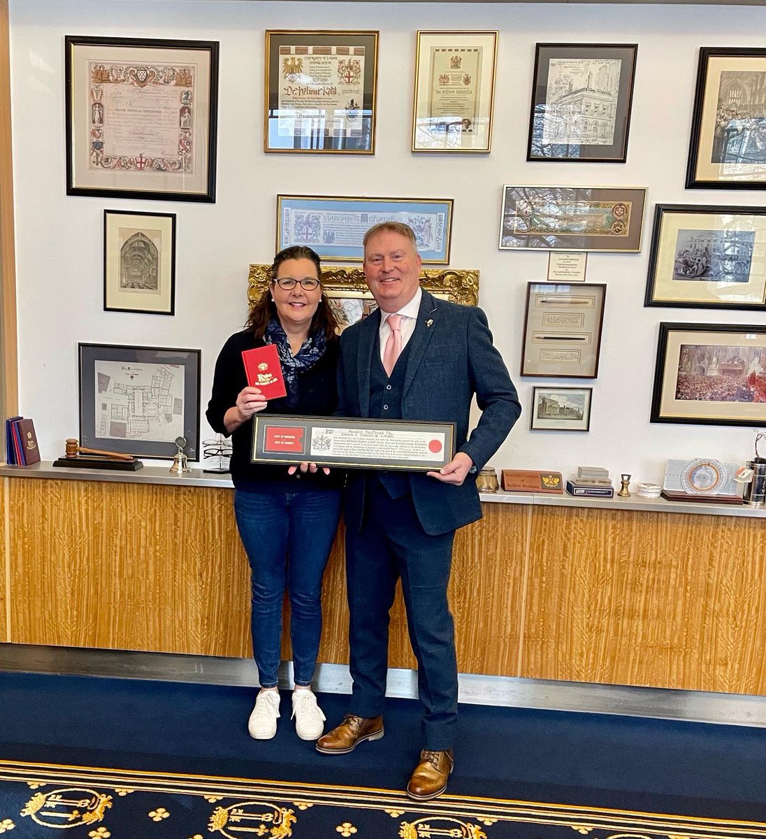 Today I was admitted to the Freedom of the City of London by Redemption of the Worshipfully Company of Distillers. Probably easier to explain in person over a few drams 🥃