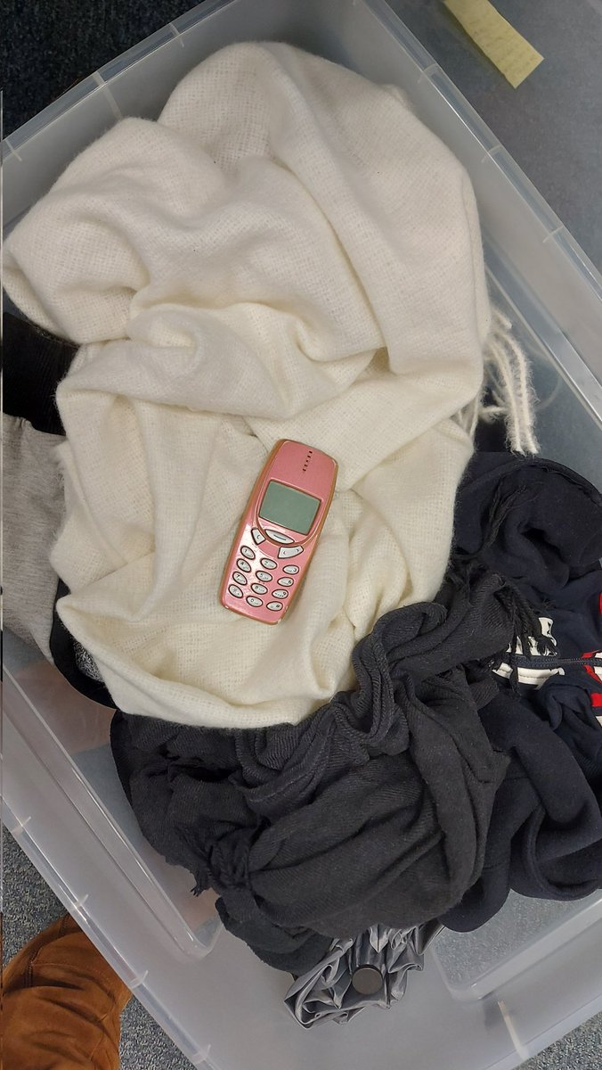 Claire_Lee's tweet photo. We have a Lost Property box here in the CMS Control Room. I would *love* to know how long this has been in there! 😄 (Found at the very bottom of the box)
#ThingsIFoundAtCERN https://t.co/kehwAnudAs