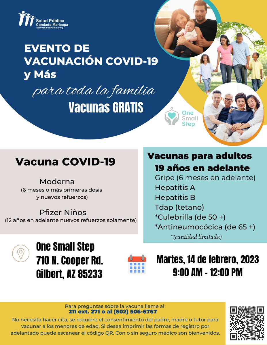 theclothescabin's tweet photo. FREE VACCINE CLINIC FOR ALL!  Bring your Sweetheart and visit One Small Step on Tuesday, Feb 14. Free and Open to Everyone! https://t.co/egOtqRWkKG