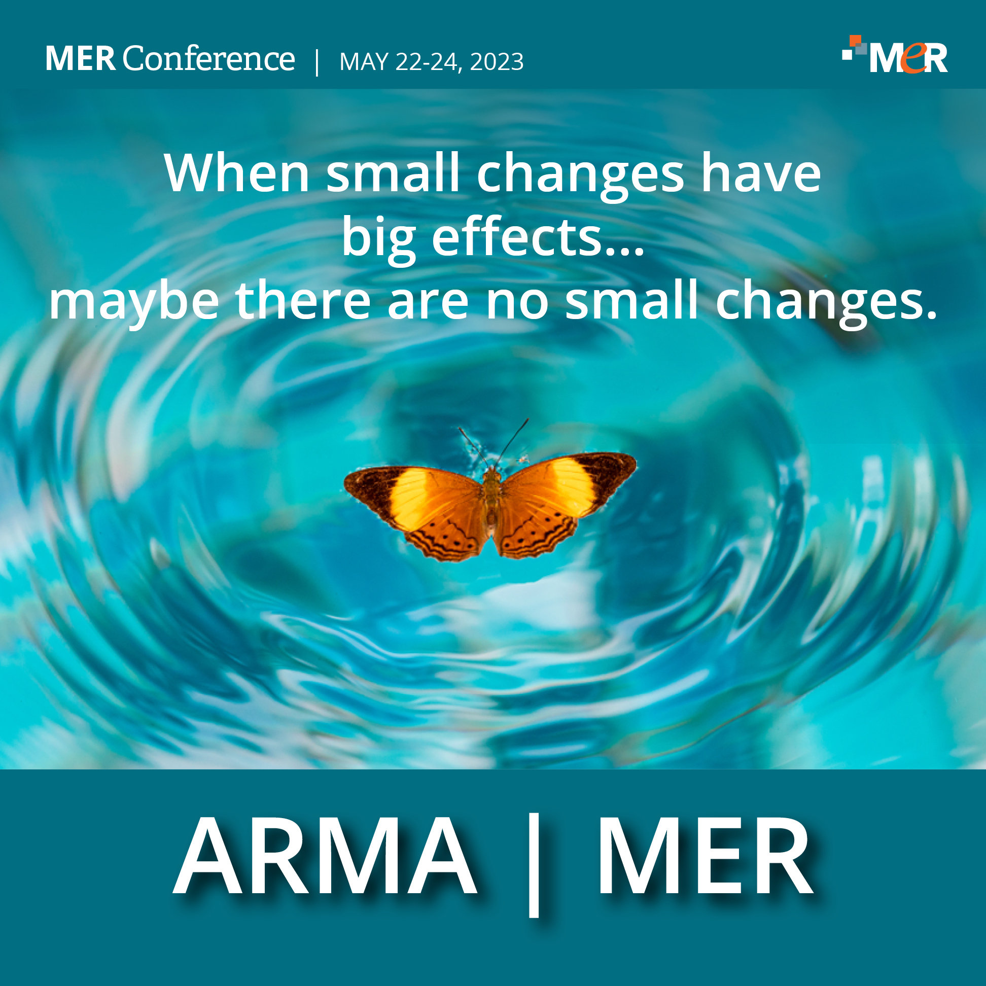 MER Conference on Twitter "The ARMA and MER collaborative content