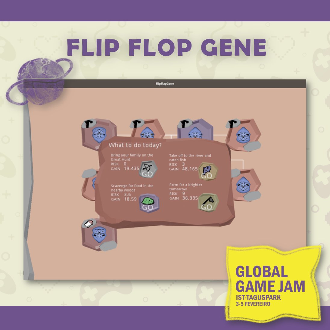 LabJogosIST's tweet photo. Here are the games that were made over the weekend by the teams registered on our jam site!
Congratulations to all for your participation and hard work!

Learn more about the games here: https://t.co/DHj2p4dusG

See you all next year!

#globalgamejam #GlobalGameJam2023 https://t.co/xcOqBu75gZ