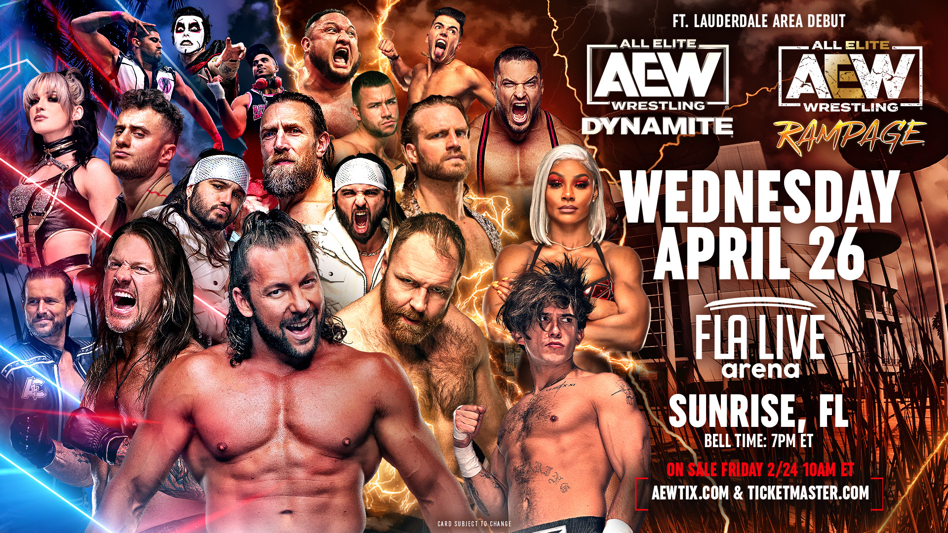 All Elite Wrestling on Twitter "AEW makes its Fort Lauderdale area