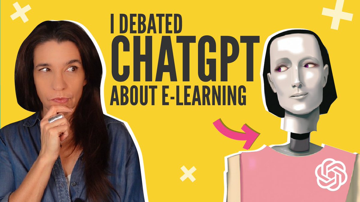I debated ChatGPT about #gamification of e-learning. 
#instructionaldesign #elearning 
youtu.be/Vs-JodLkcV8