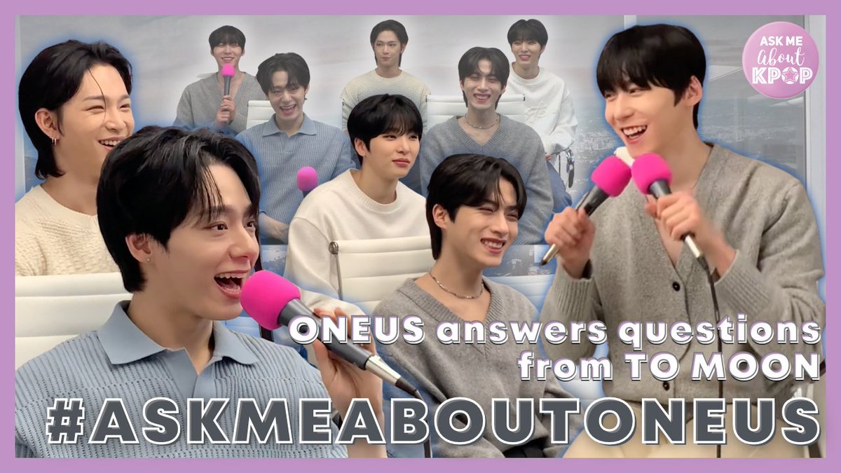AMAKpopPod's tweet photo. VIDEO BONUS from today's episode with @official_ONEUS -- TO MOON from around the world sent in questions for #ASKMEABOUTONEUS!! Watch to find out how members spend downtime on tour, who would survive a zombie apocalypse, and more!

https://t.co/n1LyICC27G https://t.co/fiqUvvUsEK