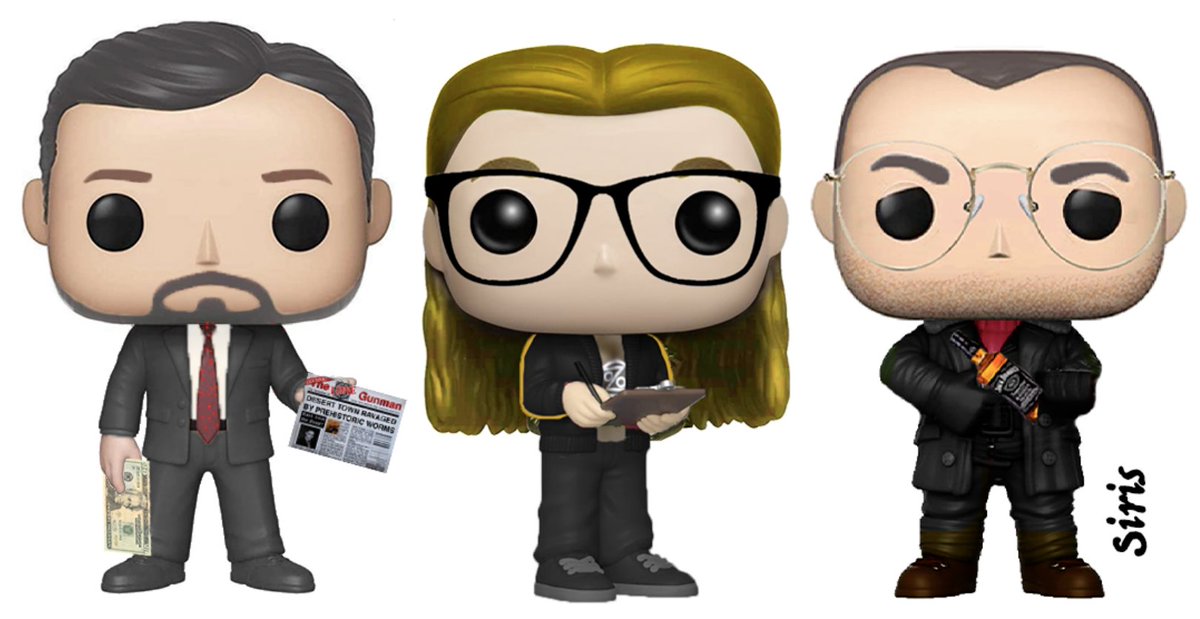 Better pics of them together will come another day, and with their personalized boxes. But here's the first group photo of The Lone Gunmen #Byers #BruceHarwood #Langly #DeanHaglund #Frohike #TomBraidwood #TheLoneGunmen #XFILES #Funkonation #CustomFunko