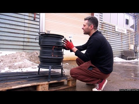 joeldon's tweet photo. This is cool. Lithuanians making stoves from old tire rims for #Ukraine. https://t.co/0ZIrQObfJW https://t.co/xYJd68VI1F