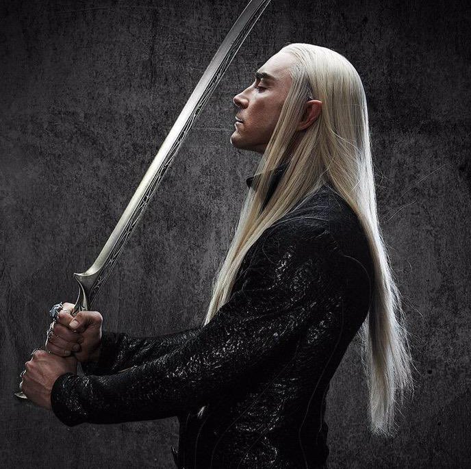 myelessar's tweet photo. the way thranduil holds his sword in these pictures https://t.co/vAOFI9sWAE