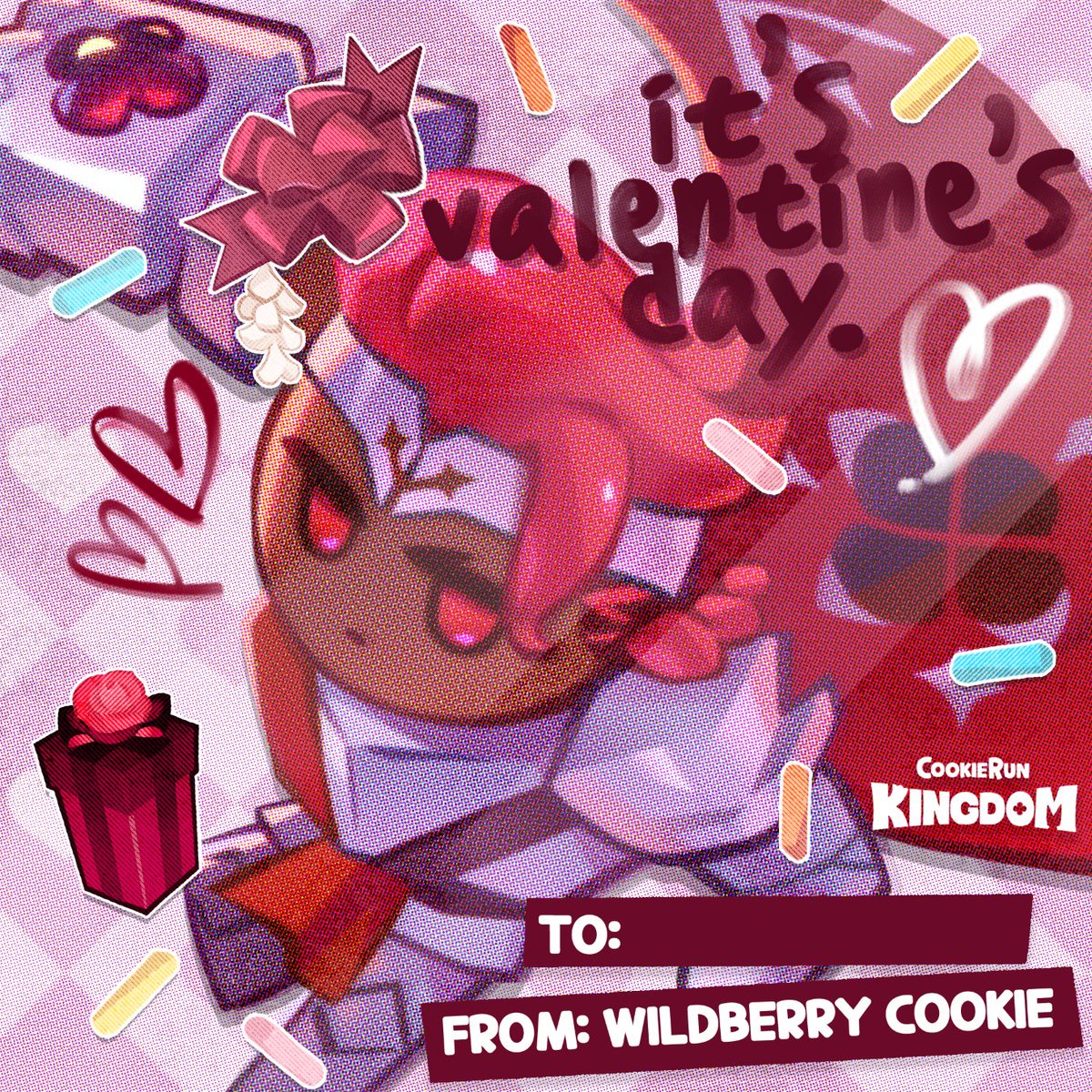 CRKingdomEN's tweet photo. You don't have to travel to the ends of Earthbread for these sweet Valentines!

#CookieRun #CookieRunKingdom #ClottedCreamCookie #WildberryCookie #CrunchyChipCookie #FinancierCookie #ValentinesDay https://t.co/k3ndfwpr0D