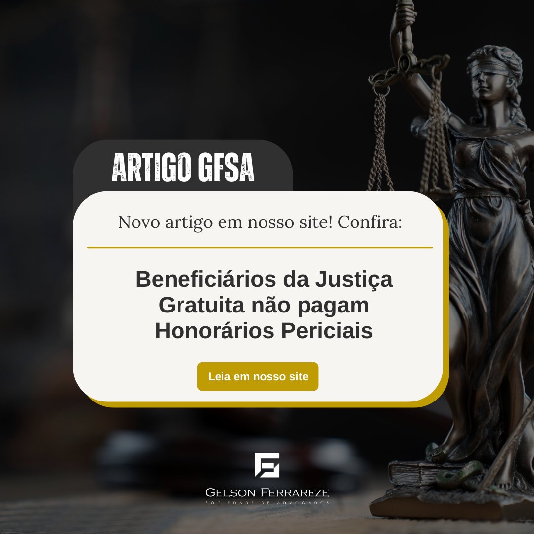 gfsaadv's tweet photo. 📄 BENEFICIÁRIOS DA JUSTIÇA NÃO PAGAM HONORÁRIOS PERICIAIS
.
Nossos artigos estão de volta. Acesse nosso site e confira! https://t.co/s0UquAaJOS
.
#artigo #honorarios #mercadojuridico
#advocaciaespecializada #advogadoonline #equipe
#gfsa https://t.co/7RptOSD8jg