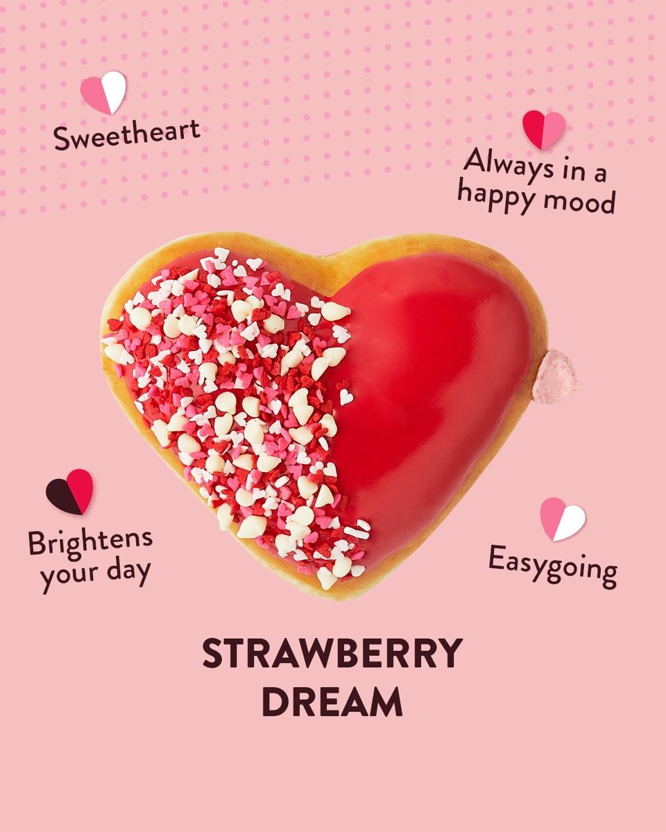 krispykreme's tweet photo. Which 🍩 Personality are you? 💘👀 

#KrispyKreme #Valentineday https://t.co/RyFSINw6RJ