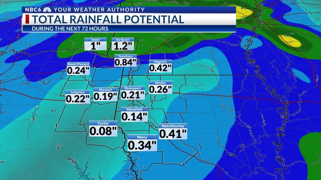 NBC 6 Weather on Twitter "WEATHER AUTHORITY ALERT.....SHV continues