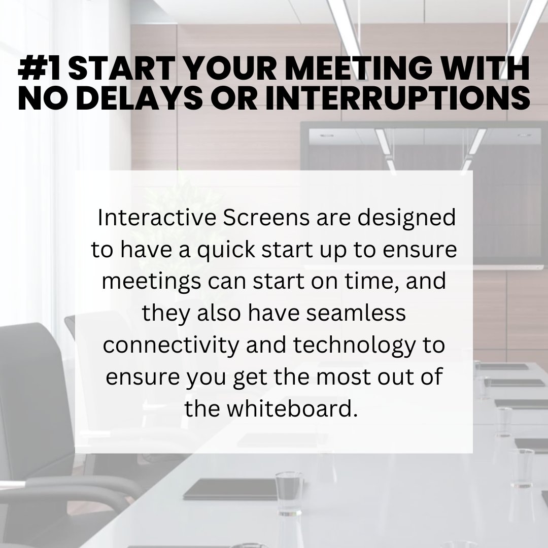 Simply_AVS's tweet image. There are many reasons why you should incorporate an Interactive Screen into your meeting/conference rooms... and, here&apos;s 4 of them! Tell us your thoughts down in the comments 🔽

#interactivescreen #meetings #simplyavs