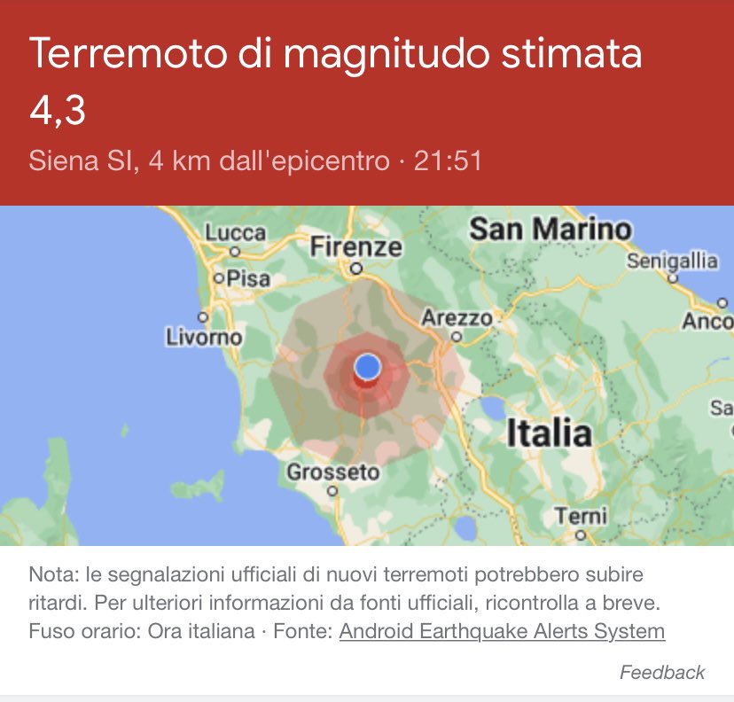Devo dire che ci sono caduti i piatti da tavola