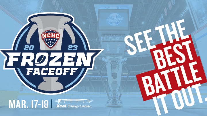 2023 #FrozenFaceoff single day-session tickets now on 𝗣𝗥𝗘-𝗦𝗔𝗟𝗘! 🚨

Get your first choice of tickets to both semifinals on March 17 OR the championship on March 18. All-session tickets also available.

Pre-sale ends tonight! Use code: NCHC 

🏆🎟️: bit.ly/23FFTickets