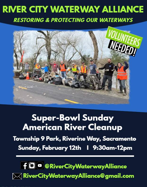 350sacramento's tweet photo. 📣 Help out our friends at River City Waterway Alliance this coming Sunday! 💚

#makeadifference #cleantherivers #cleanthewater #sacramentoriver #americanriver #changethefuture #helpthecommunity #feelbetter #protecttheenvironment #sacramento #loveyourneighbor #sharethispost❤️ https://t.co/9JCaLPumQG