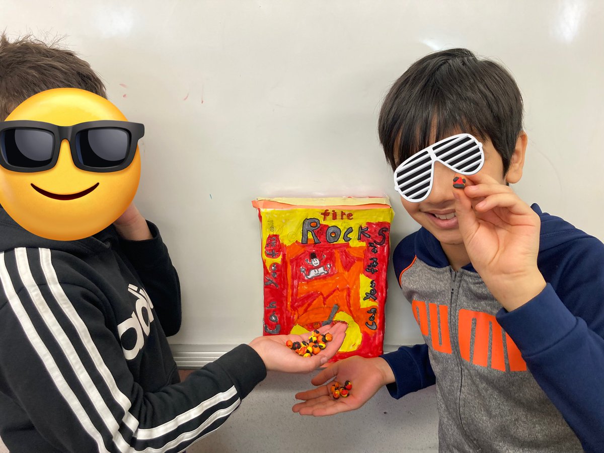 Students have become inventors! Check out this awesome cereal creations! 🥣😋 <a href="/newhalfmoonbay/">Halfmoonbay</a> #media #art