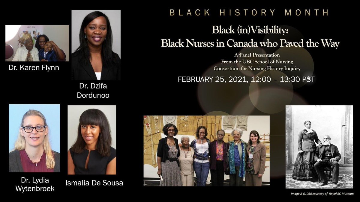 UBC Consortium for Nursing History Inquiry (@nursing_history) on Twitter photo Check out the recording of the 2021 <a href="/Nursing_History/">UBC Consortium for Nursing History Inquiry</a> event “Black (in)Visibility: BLack Nurses in Canada who Paved the Way” featuring <a href="/UBCNursing/">UBC Nursing</a> <a href="/Ismalia_S/">Ismália De Sousa MSc RN</a> discussing research on Black nurses & Midwives (1845-1910) in BC dx.doi.org/10.14288/1.039… #histnursing #BlackHistoryMonth Check out the recording of the 2021 <a href="/Nursing_History/">UBC Consortium for Nursing History Inquiry</a> event “Black (in)Visibility: BLack Nurses in Canada who Paved the Way” featuring <a href="/UBCNursing/">UBC Nursing</a> <a href="/Ismalia_S/">Ismália De Sousa MSc RN</a> discussing research on Black nurses & Midwives (1845-1910) in BC dx.doi.org/10.14288/1.039… #histnursing #BlackHistoryMonth